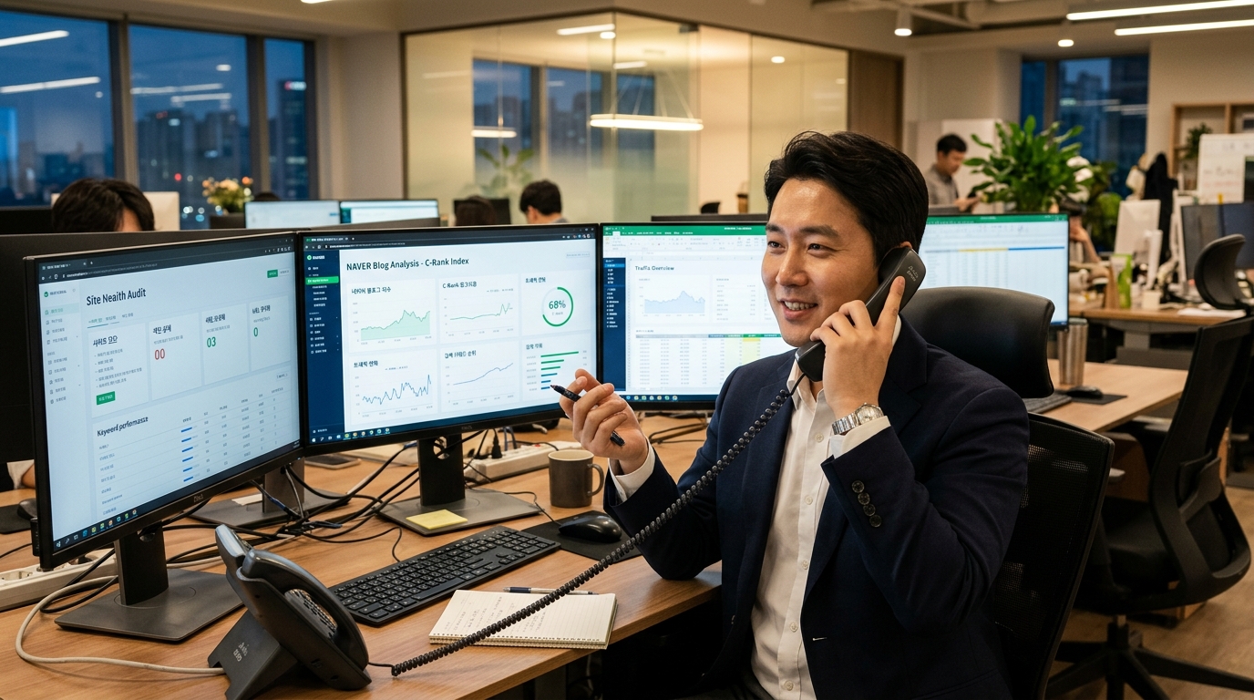 홈페이지 검색엔진 최적화(SEO) 진단: 구글·네이버 색인 및 수집 오류 점검 이미지